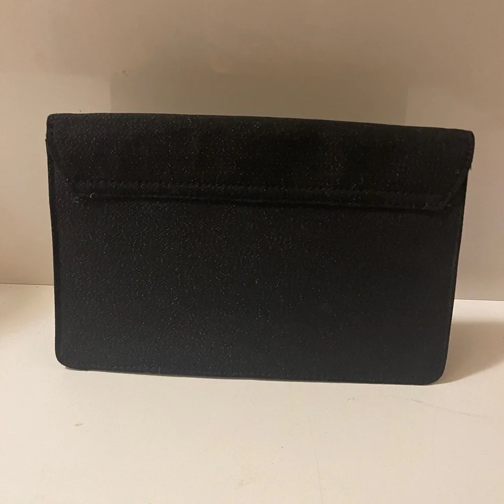Giorgio Armani Black Sparkle Evening Pouch